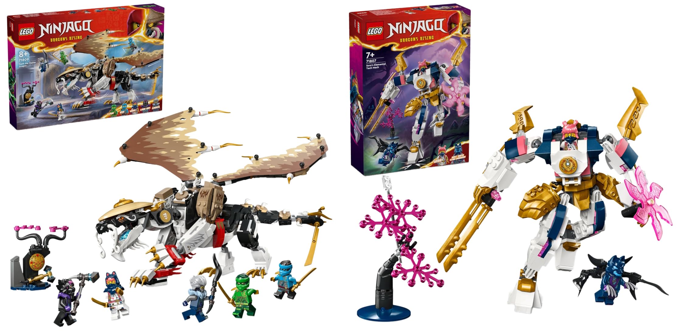 LEGO NINJAGO Egalt The Master Dragon Hero Toy Battle Set 71809